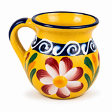 Hand Painted Ceramic Tea Cup Mexican Pottery Mug