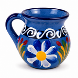 Hand Painted Ceramic Tea Cup Mexican Pottery Mug