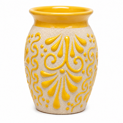 Talavera Style Ceramic Flower Vase