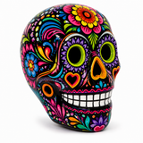Hand Painted Ceramic Sugar Skull Day of the Dead Decor