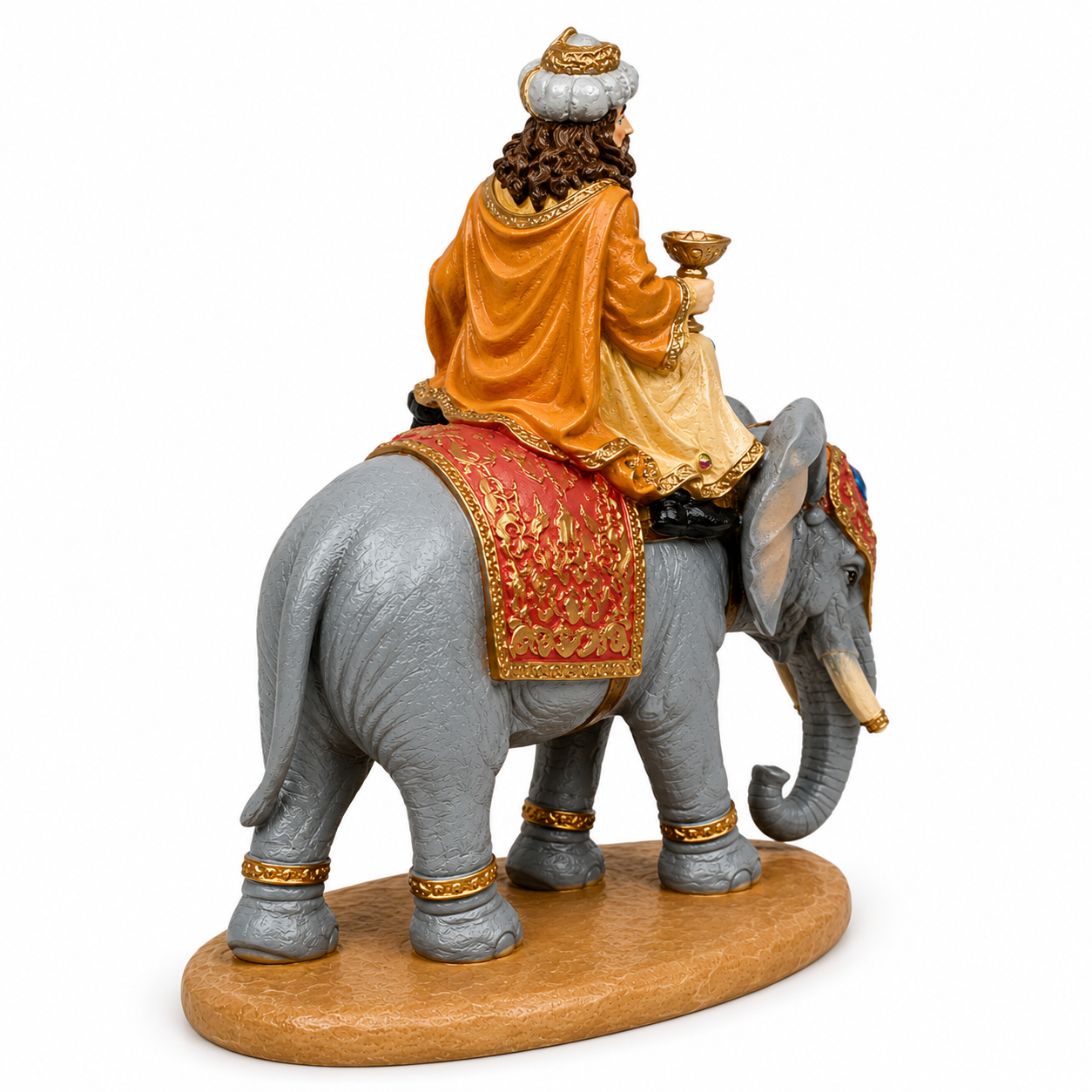 Hand Painted King Figurine Decorative Statue