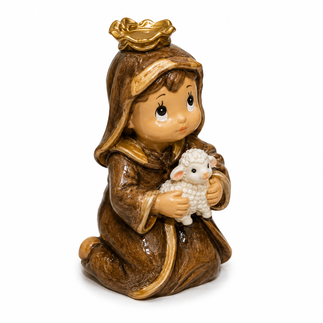 Hand Painted Ceramic Nativity Figurine