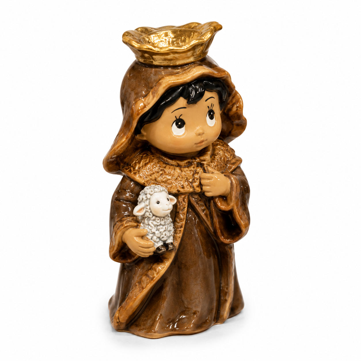 Hand Painted Ceramic Nativity Figurine